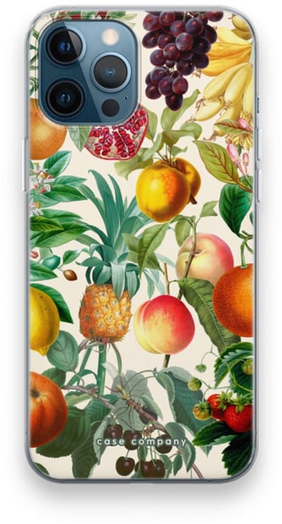 Case Company® - Hoesje geschikt voor iPhone 12 Pro hoesje - Classic Flora - Soft Cover Telefoonhoesje - Bescherming aan alle Kanten en Schermrand