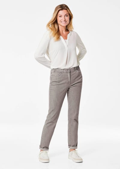 Chique jeans LOUISA COMFORT+ - beige - Gr. 54 van Goldner Fashion