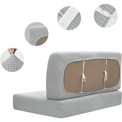 RV Eethoek Kussenhoezen Jacquard Stretch RV Eethoek Stoelhoezen Wasbare Loveseat Slipcovers voor RV Camper Auto Bankzitten 1 Set
