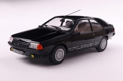 Schaalmodel 1:18 Renault Fuego Turbo Zwart Diecast Modelauto