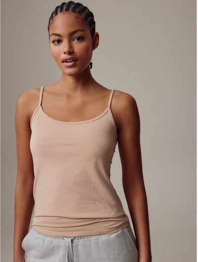 Next - Dames - Spaghettibandtop - Naturel