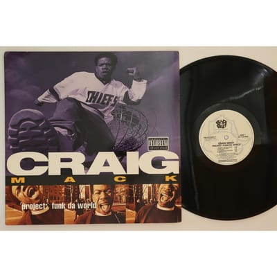 LP Plaat CRAIG MACK - Project: Funk Da World 78612730011 BAD BOY ENTERTA 1994 VS Rap & Hip-Hop/R&B Gebruikt gray