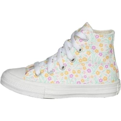 Converse Chuck Taylor All Star High Top Ditsy Floral Canvas Schoenen Kindersneakers Wit 666875C 36 beige