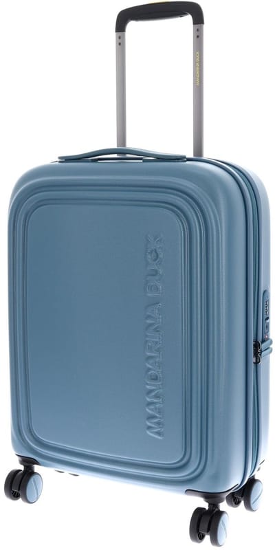 MANDARINA DUCK trolley Logoduck + Expandable Cabin Trolley Tailor Blue petrol 55cm
