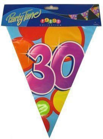 Vlaggenlijn leeftijd 30 jaar 10 meter
