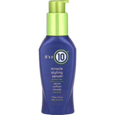 C'est un sérum coiffant miracle 10, sans alcool, 113 ml (118ml) blue