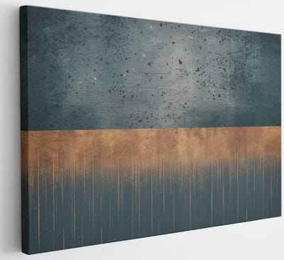 Saammp Canvas Schilderij - Roest druppels - Abstract - 30x20 - Foto op canvas - Wanddecoratie - Muurdecoratie Woonkamer - Slaapkamer decoratie - Canvas Print