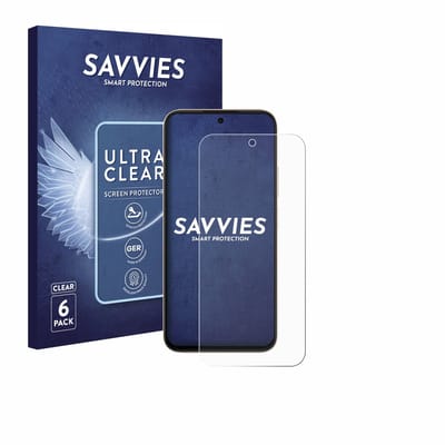 Savvies - Screenprotector voor Oppo A6t - Folie Beschermfolie transparant 6 Stuks