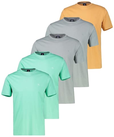 LERROS Heren t-shirt 5 pack Basic
