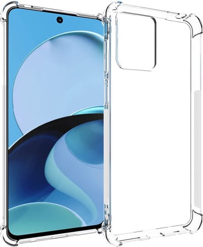 Coverup Hoesje - Geschikt voor Motorola Moto G14 Hoesje - Coverup TPU Back Cover met AirBag Corners - Transparant