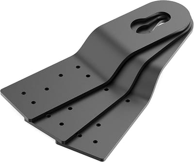 Dakveiligheid Ankers - Valbeveiliging Set - Veilig Werken - Voor Houten Oppervlakken - 27 x 8 x 6 cm - Zwart