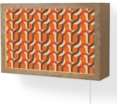 Wandlamp 30x20 cm - Oplaadbaar - Retro - Modern - Kleurrijk - Wandlampen binnen woonkamer - Slaapkamer lamp met kabel - Decoratieve nachtlamp - Vloerlamp snoer