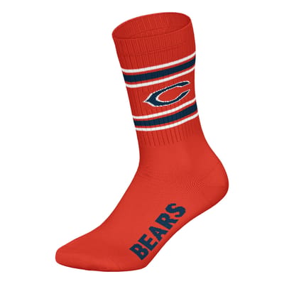 NFL CHICAGO BEARS Crew Socks - 3-pack - Wit/Oranje/Navy - Maat 39/42