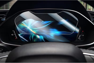 Instrumentenpaneel Beschermfolie voor Audi Q3 F3 2019-2025 - Tempered Glass 9H Krasbestendig 12.3 Inch GPS Scherm Bescherming en Navigatie Film
