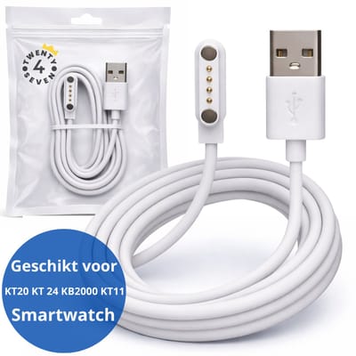 Twenty4seven® Oplaadkabel GPS Horloge Kind - Oplader Kinder Smartwatch - Magnetische USB Laadkabel - Geschikt voor KT20, KT24, KB2000 & KT11