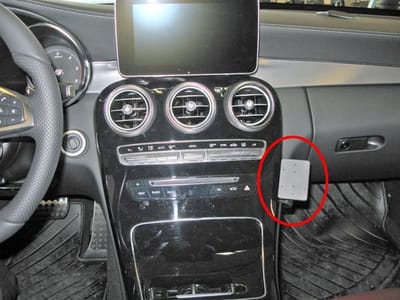 Brodit ProClip houder geschikt voor Mercedes Benz C-Klasse (180-320) 2014-2021 Angled mount