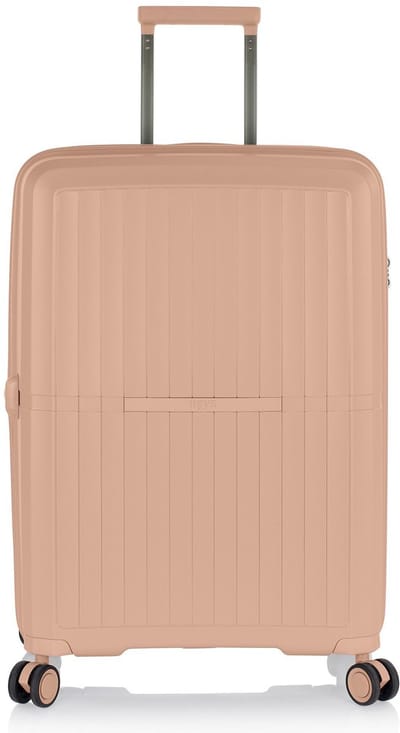 Heys AirLite 4 wielen Trolley M 66 cm met uitbreidingsplooi - Harde bagage - TSA slot - nude