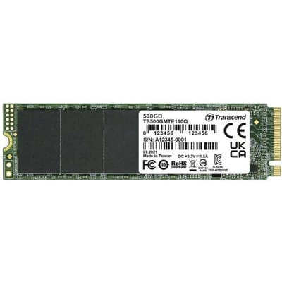 Transcend 110Q 500 GB NVMe/PCIe M.2 SSD 2280 harde schijf PCIe NVMe 3.0 x4 Retail TS500GMTE110Q