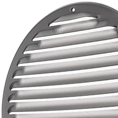 Roestvrijstalen Ventilatierooster Ø 200 mm met Insectenbescherming - Perfect voor Ventilatie