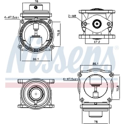 EGR-klep NISSENS 98295