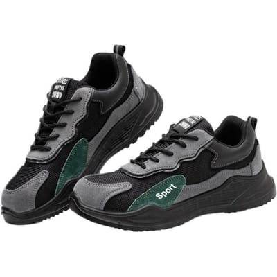 Chaussures de travail Assurance Travail Anti-écrasement, Anti-perforation Isolation 6KV Chaussures de travail électriques Chaussures de sécurité 46 black