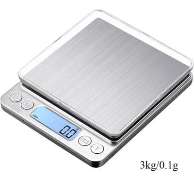 Keukenweegschaal 3000g/ 0,1g Kleine sieradenweegschaal Voedselweegschaal Digitaal gewicht Gram en Oz Digitale gramweegschaal met LCD/Tarra