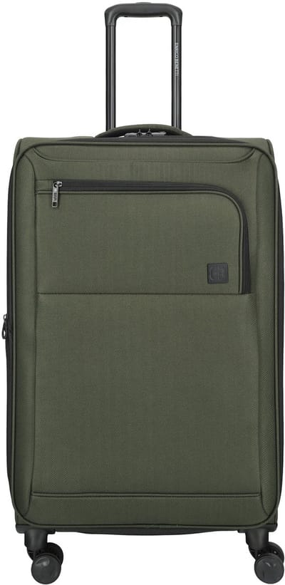 Enrico Benetti Oakville Grote Koffer 75 cm - 85/100 liter - Expandable - TSA Slot - Olijfgroen