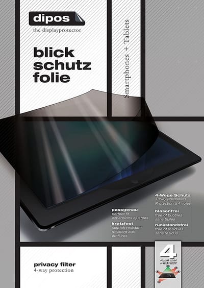 Dipos 1028065973 schermfilter 13,2 cm (5.2") Smartphone Randloze privacyfilter voor schermen
