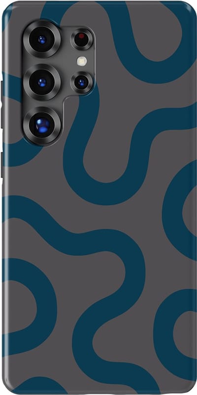 DripCase Motion Flow Tough Hoesje Samsung Galaxy S25 Ultra | Backcover met Mag | Trendy Design | Valbescherming | Shadow Waves