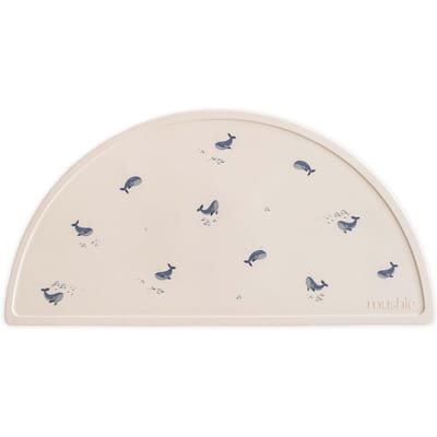 Mushie Placemat Siliconen - Whales
