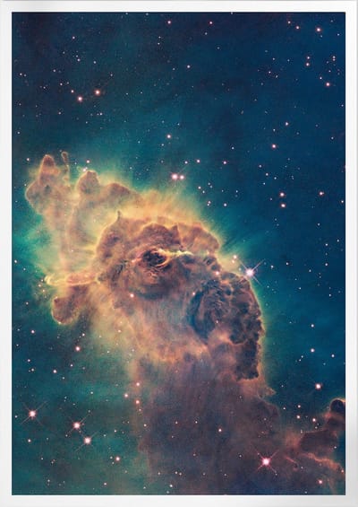 The WFC3 Image Of The Carina Nebula | Space, Astronomie & Ruimtevaart Poster | A3: 30x40 cm