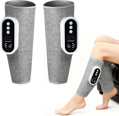 Been Massager - Kuit Massage - Spierherstel Bevorderen - Dubbele Been Massage - 2 Stuks - Grijs