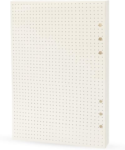 A5 Planner Inserts en Spiral Notebook Refills voor 6 Ring Binders - Dot Paper en Organisatiepagina's voor Efficiënt Plannen en Notities