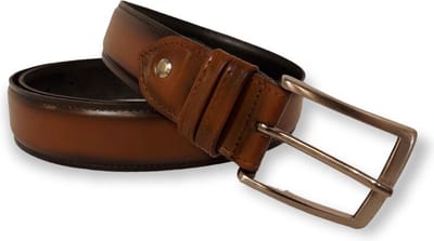 Van Driel Shoes Riem Cognac Gefinisht 3.5 Breed In Te Korten