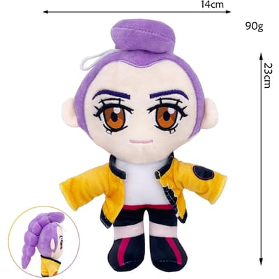 Demon Hunters Pluche Speelgoed Zachte Tijger Knuffelpop Zoey Mira Rumi Cartoon Knuffels Cadeau voor Fans Verjaardag Kerst white