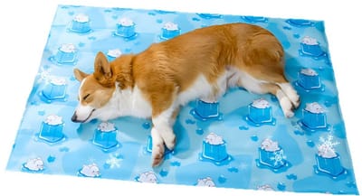 Koelmat Hond - Koelmat - Koelmat hond l - Zelfkoelende Hondenmat - Verkoelende Gelmat voor Honden en Katten - 40*30cm- Cooling Pad voor Warme Zomerdagen - Opvouwbaar en Waterbestendig - Voor Binnen Buiten en Auto