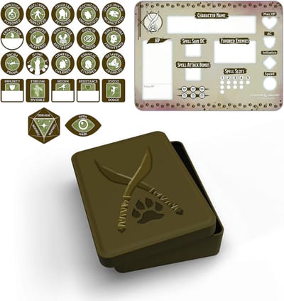 Statuseffect Tokens Set voor Rollenspellen en Gezelschapsspellen