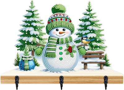 Sleutelrekje - GYG06 - Sneeuwpop - diamond painting - compleet pakket - Diamond painting by Wietske