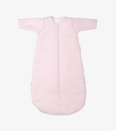 Baby Poetree Slaapzak 70cm Chevron Light Pink (afritsbare mouw)