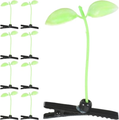 Cosensi - Haarclip - Grappige Plant - Leuk voor Feestjes - Groen - Haaraccessoires - Voor Kinderen - School en Thuis