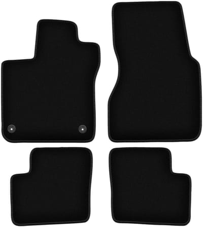 BASIC zwarte veloursmatten voor: Renault Twingo III hatchback (2014-)
