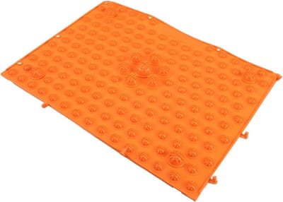 Voetmassage Mat - Acupressuur Kussen - Voetvermoeidheid Verlichten - Ruime Dekking - 38.5 x 28.3 cm - Oranje