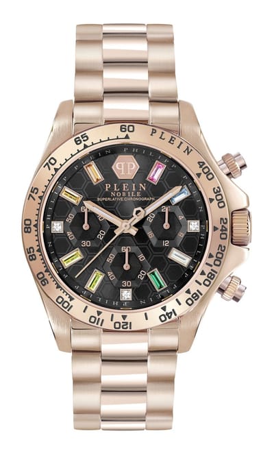 Philipp Plein Nobile Lady PWSBA0423 Horloge - Staal - Rosékleurig - Ø 38 mm