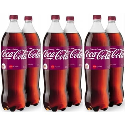 Coca-Cola Cherry Soda - 6 x 1.5 L