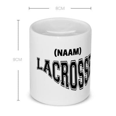 Akyol - lacrosse met eigen naam Spaarpot - Sport - lacrosse - sport - 350 ML inhoud