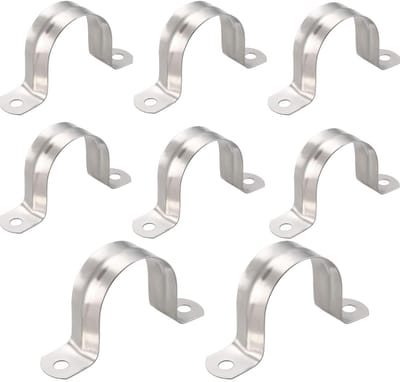 Dailygoods- Pijpband 35mm - Roestvrij Staal - 8 Stuks