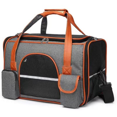 Hond Reis Tas Jiuti Is Ook Makkelijk Donkergrijs Kat Rugzak Enkele Schouder Handtas Kat Tas Zachte Textuur Blauw Huisdier Draagtas gray