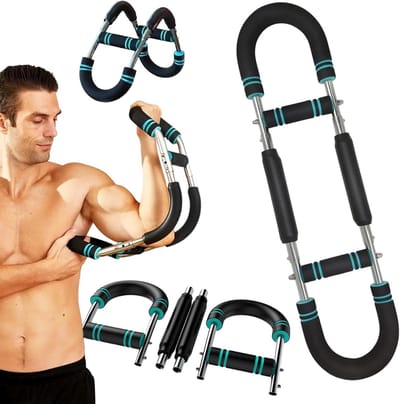 Verstelbare Armtrainer voor Krachttraining Thuis - Borst- en Onderarmversteviging