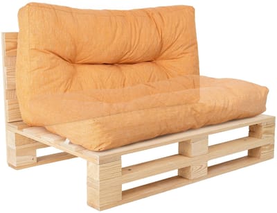 Dailygoods- Palletkussen Waterafstotend 120x60 cm - Zitkussen - Rugleuning - Tuinkussen - Geschikt voor binnen/buiten - Comfortabel en duurzaam