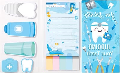 Grappige Plaknotities voor Tandartsen, Hechte Tand Notitieblokken, Leuke Geschenken voor Tandheelkunde, Memo Pads voor Ziekenhuis en Kantoor